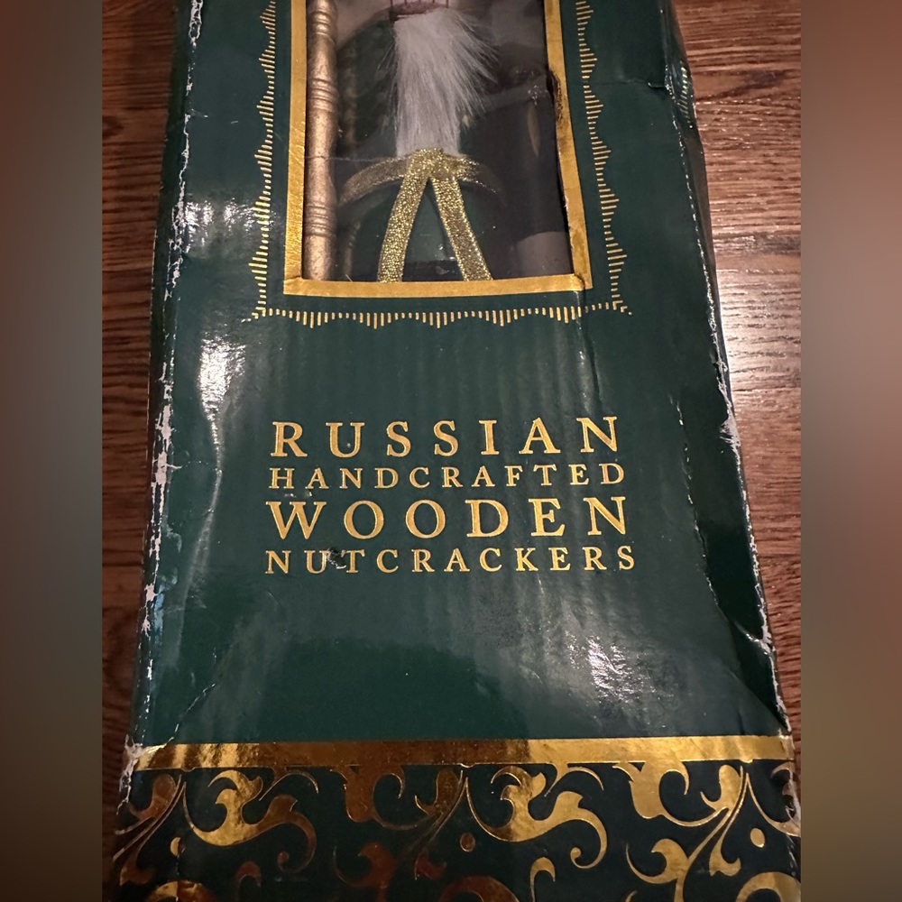 New Russian Handcrafted Wooden Nutcracker - Picture 2 of 9